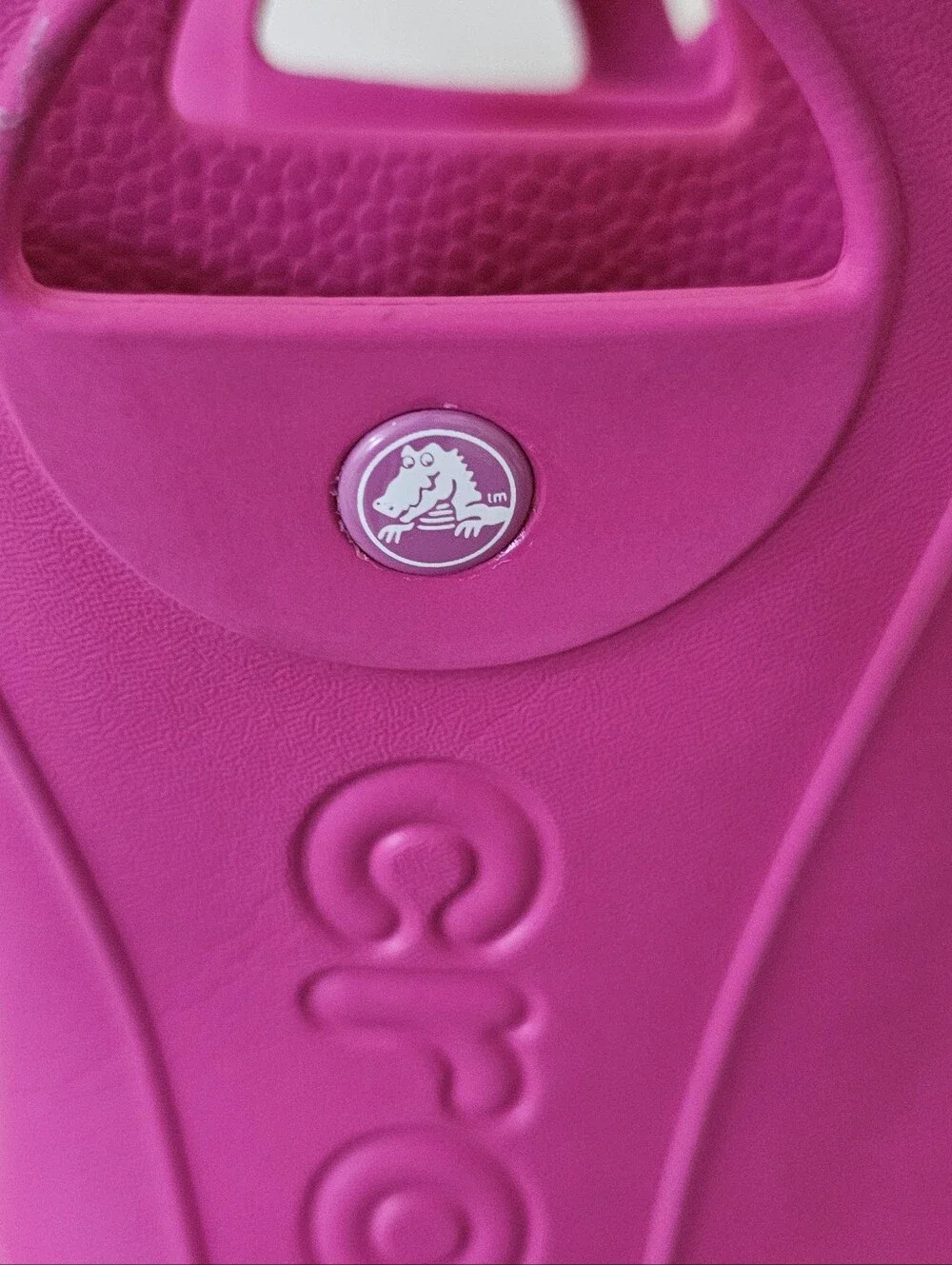 CROCS Kids Hot Pink Rain Boots with Butterfly Charm Toddler Girl C 13